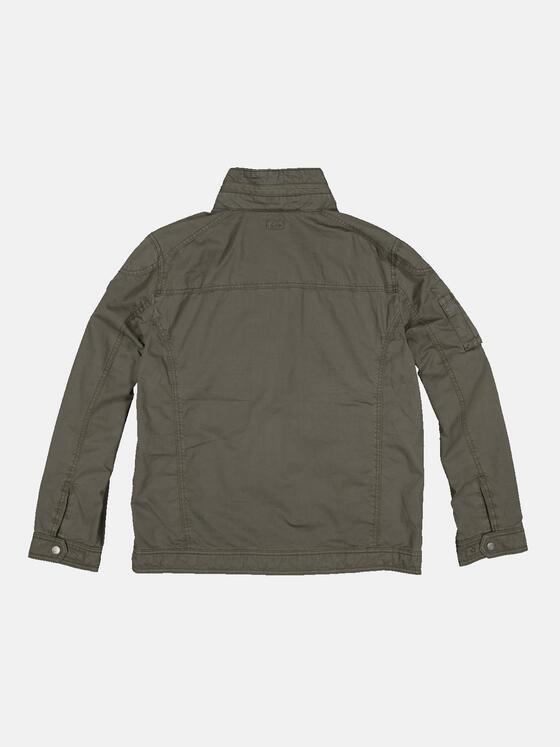 engbers Herren Baumwoll-Jacke regular Grün 34293