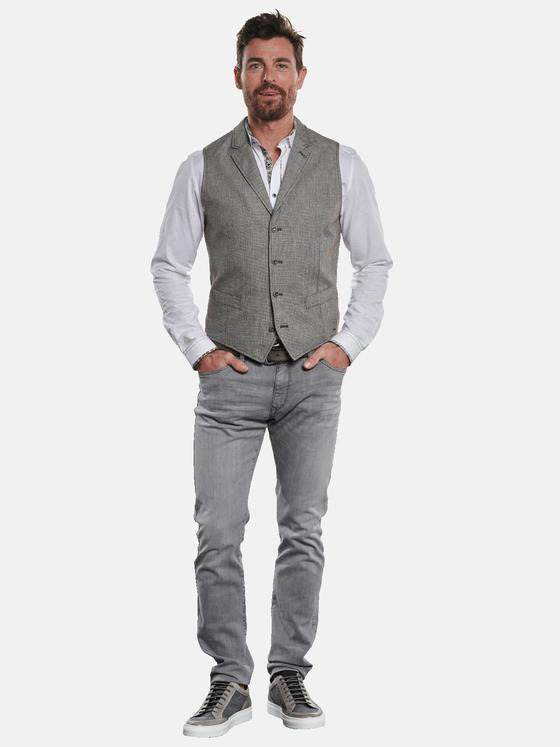 engbers Herren Sakkoweste mit Leinenanteil Hellbraun 32596