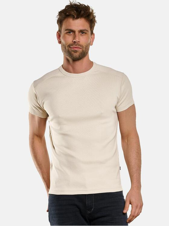 engbers Herren T-Shirt "My Favorite" Braunbeige 33215