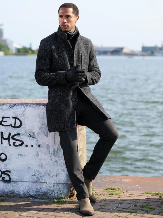 39393 Herren Mantel in Schwarz kaufen 39393 | emilioadani.com