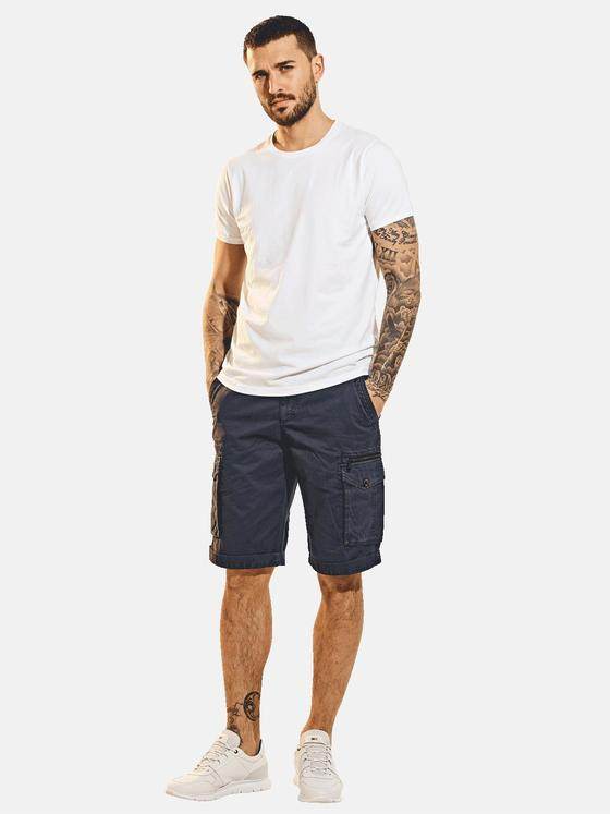 emilio adani Herren Bermuda im Cargostyle Blau 31613