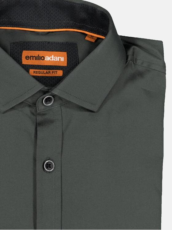 emilio adani Herren Langarm-Hemd "My Favorite" Grün 36203