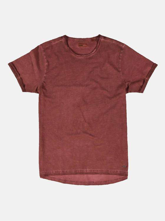 emilio adani Herren T-Shirt rundhals Rot 31831