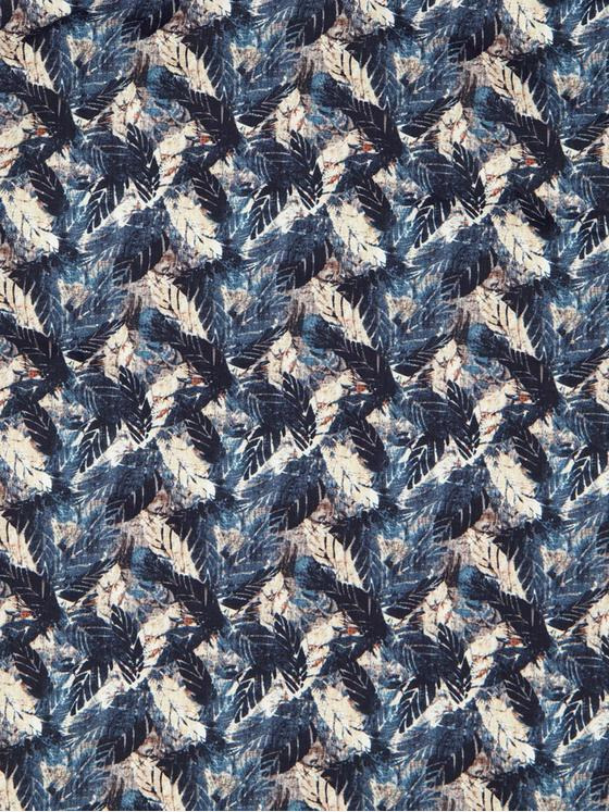 engbers Herren Kurzarm-Hemd gemustert Marineblau 34755