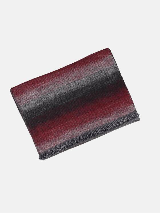 engbers Herren Karierter Strickschal Rot 30350