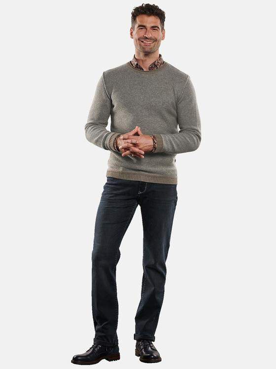 engbers Herren Pullover mit Kaschmiranteil Beige 32350