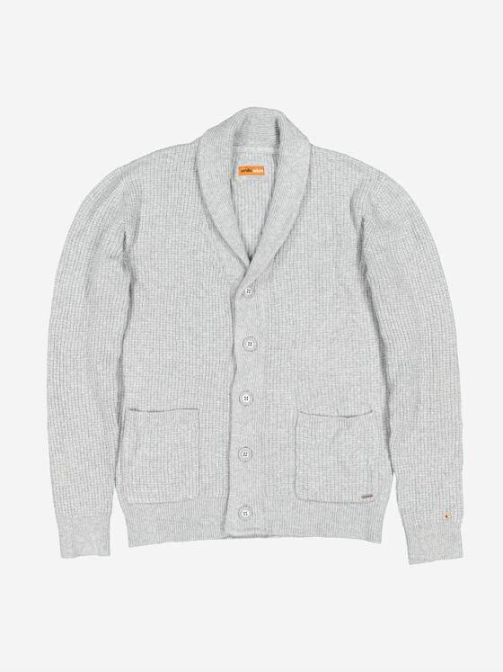 emilio adani Herren Strickjacke regular Grau 37981