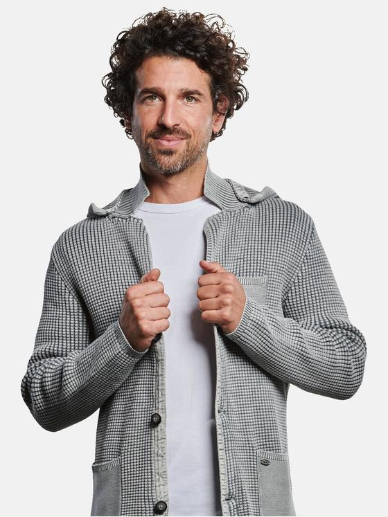 engbers Herren Stricksakko Grau 32690