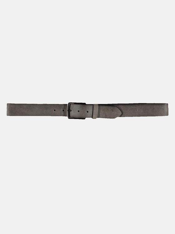 emilio adani Herren Ledergürtel Grau 31502