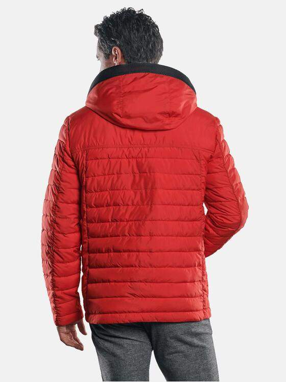 engbers Herren Steppjacke mit abnehmbarer Kapuze Bordeaux 30206