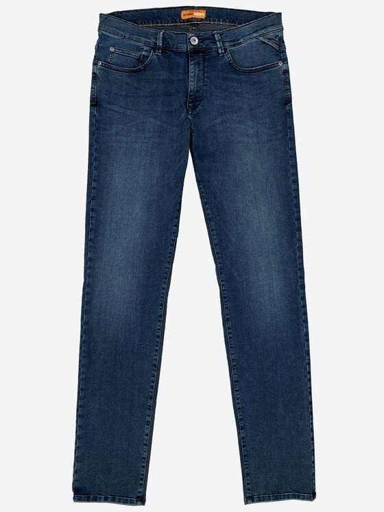 emilio adani Herren Super-Stretch-Jeans slim fit Blau 37358