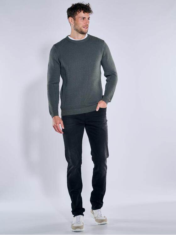 emilio adani Herren Pullover strukturiert Grün 39178