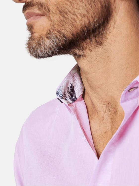 ENGBERS GERMANY Herren Hemd aus ägyptischer Baumwolle Orchidee 29671
