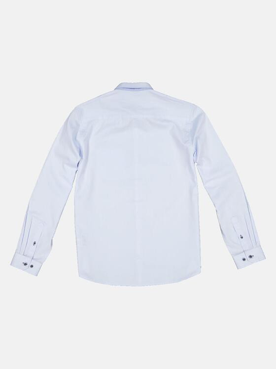 engbers Herren Langarm-Hemd uni Hellblau 32817