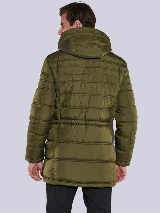 engbers Herren Steppjacke mit abnehmbarer Kapuze Grün 35533