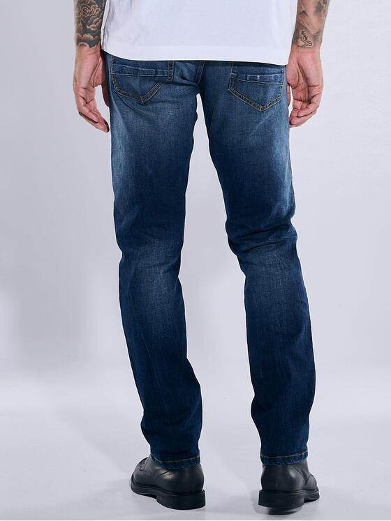 emilio adani Herren Super-Stretch-Jeans slim fit Blau 37400