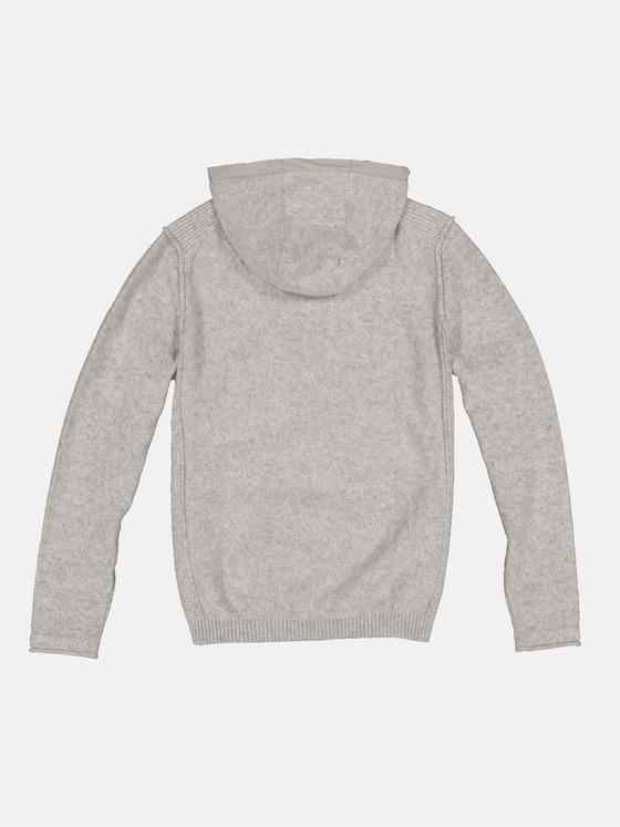 emilio adani Herren Pullover mit Kapuze Beige 33510
