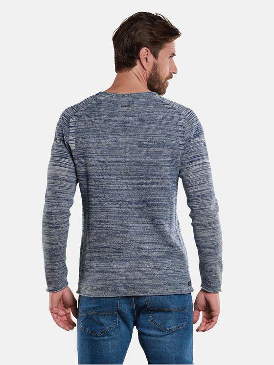 engbers Herren Pullover meliert Blau 34131