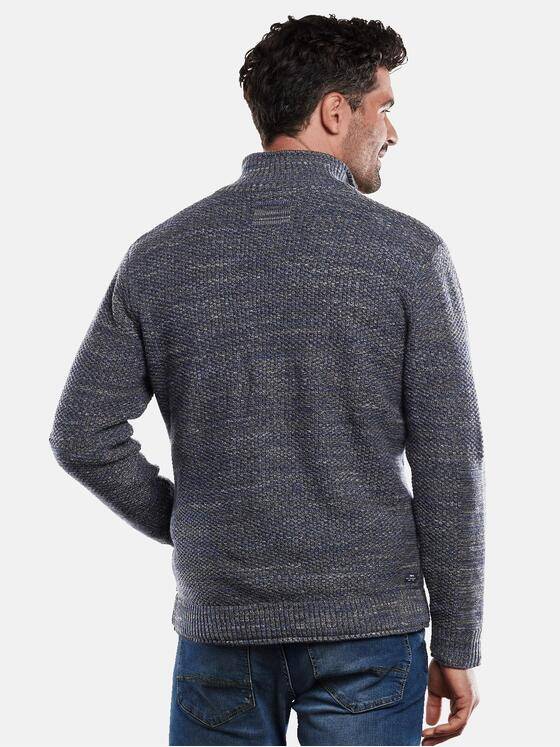 engbers Herren Strickjacke mit Fleece gefüttert Indigoblau 32034