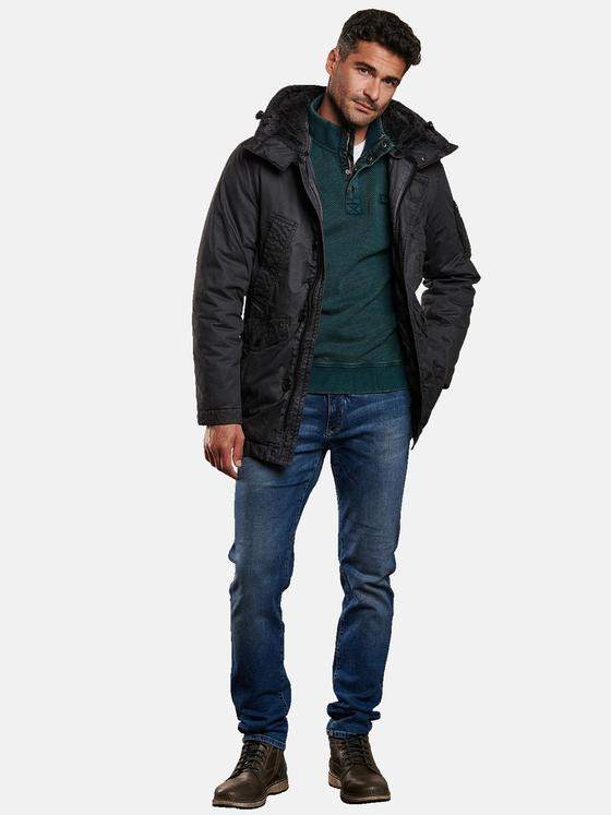 engbers Herren Jacke lang Anthrazit 32304