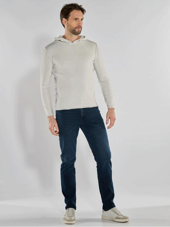 engbers Herren Pullover mit Kapuze Hellgrau 36269