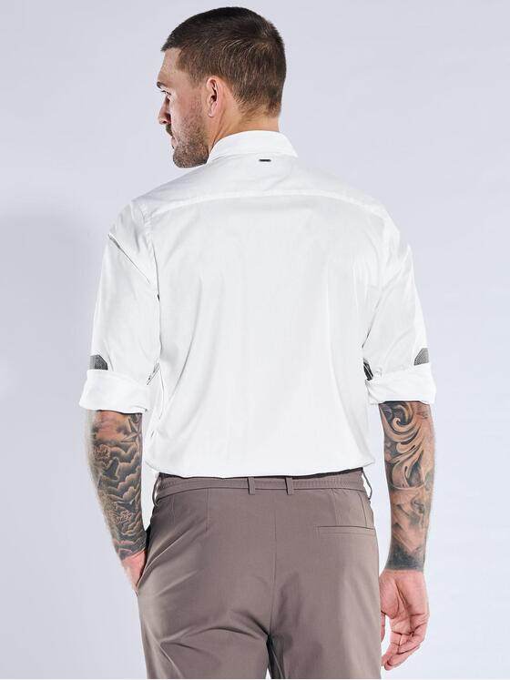 emilio adani Herren Hemd "My Favorite" Reinweiss 40502