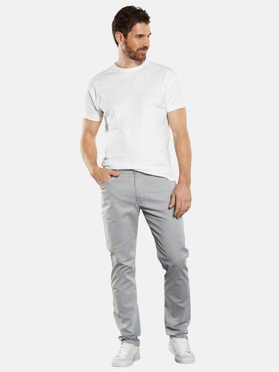 engbers Herren 5-Pocket-Hose regular Grau 34558
