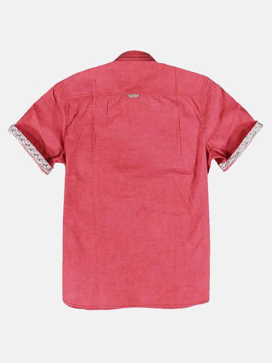 engbers Herren Hemd uni Feuerrot 31332