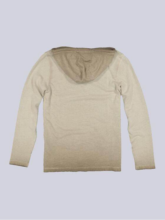 emilio adani Herren Langarm-Shirt uni Beige 35250
