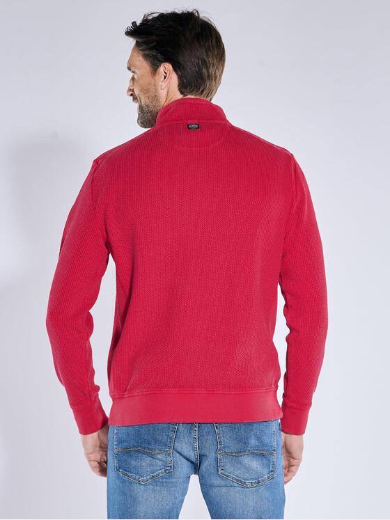 engbers Herren Sweatshirt strukturiert Rot 39532