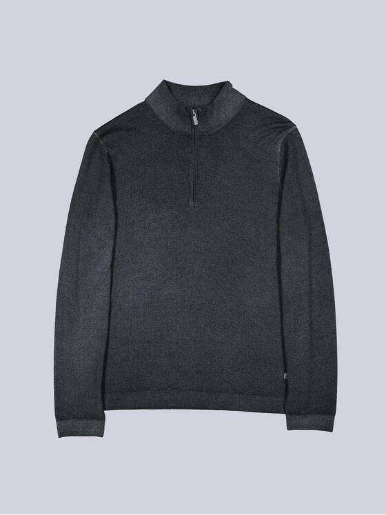 ENGBERS GERMANY Herren Pullover mit Merinowolle Anthrazit 39625