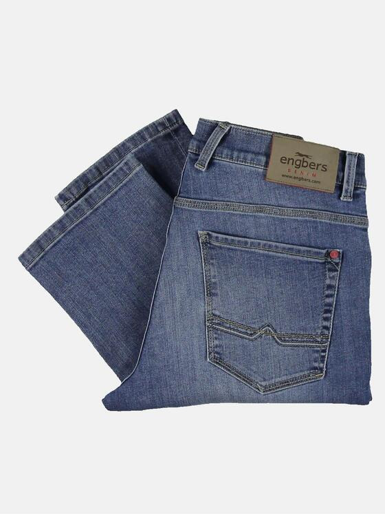 engbers Herren Jeans 5-Pocket Superstretch Marineblau 31896