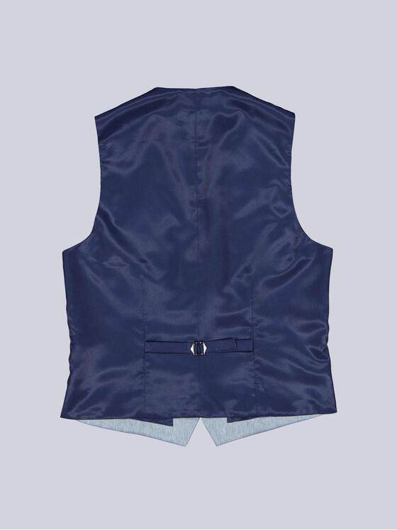 emilio adani Herren Anzug-Weste slim fit Blau 38444