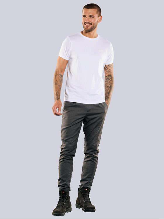 emilio adani Herren Chino slim fit Grau 35537
