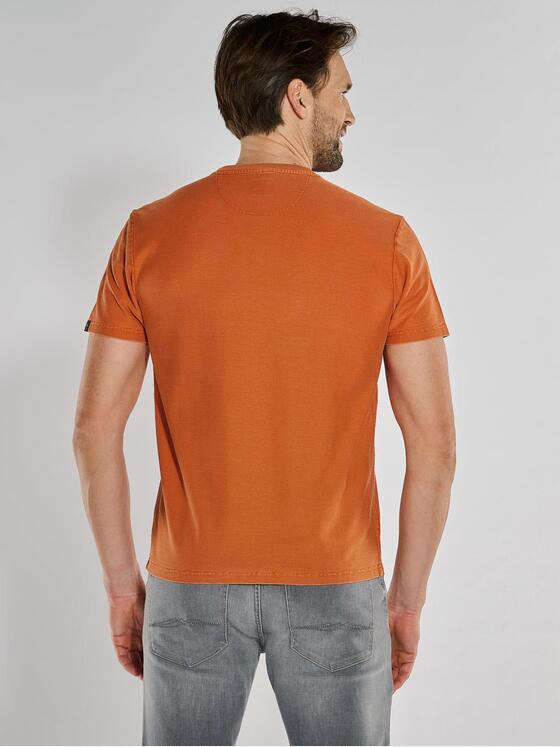 engbers Herren T-Shirt strukturiert Orange 36828