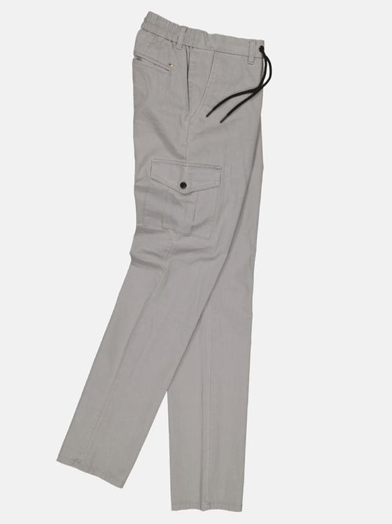 emilio adani Herren Chino im Cargostyle Grau 32628