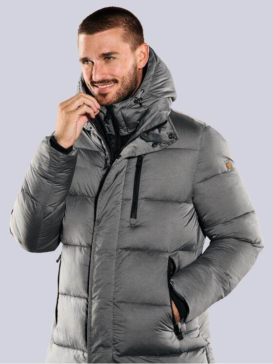 emilio adani Herren Mantel Grau 35430