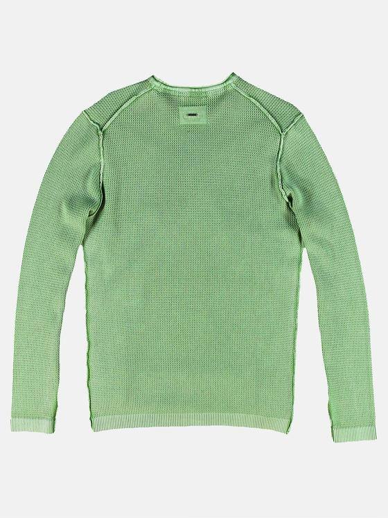 emilio adani Herren Rundhals Pullover Grün 30886
