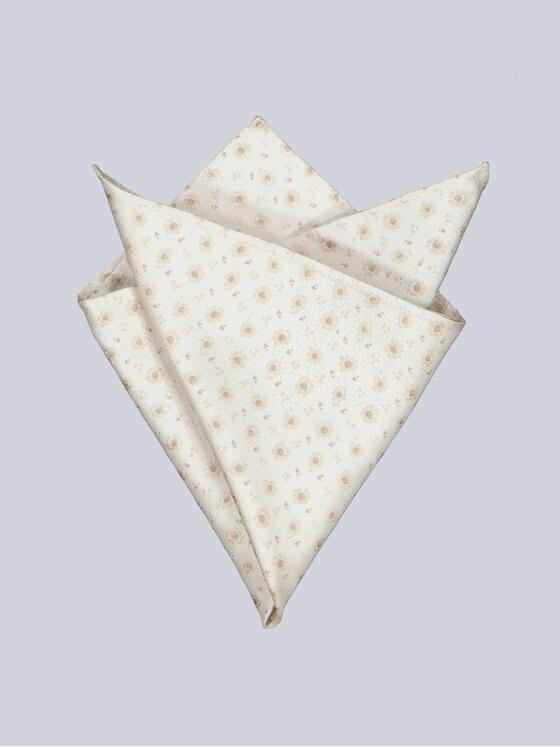 emilio adani Herren Einstecktuch gemustert Beige 36748