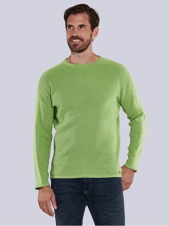 engbers Herren Pullover uni Gruen 36097