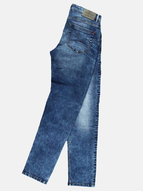 engbers Herren Jeans 5-Pocket Superstretch Taubenblau 29070