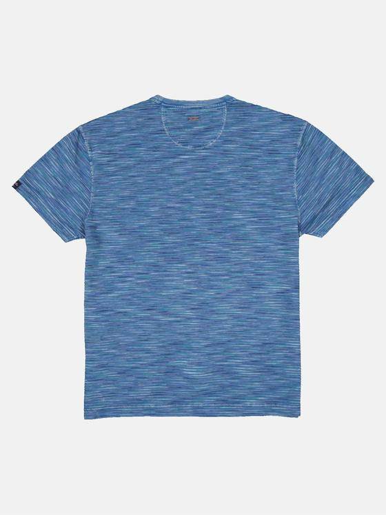 engbers Herren T-Shirt gestreift Brilliantblau 33109