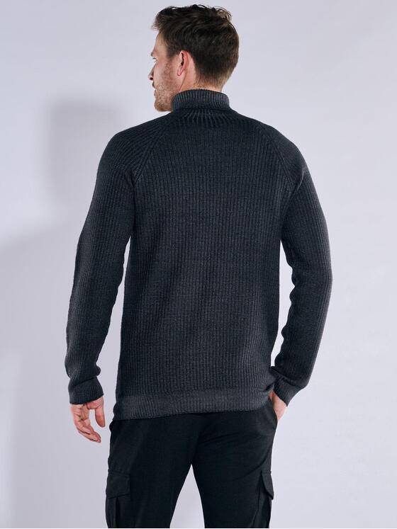 ENGBERS GERMANY Herren Pullover aus Merinowolle Schwarz 37807