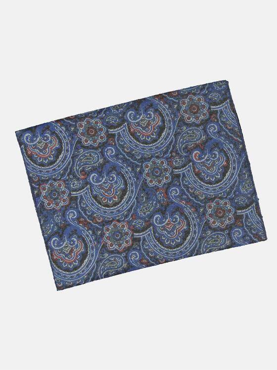 emilio adani Herren Schal im Paisleydesign Blau 32176