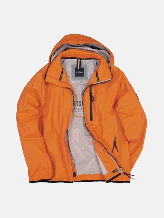 engbers Herren Outdoor-Jacke mit abnehmbarer Kapuze Dunkelorange 32575