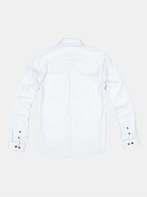 emilio adani Herren Langarm-Hemd uni Blau 33472