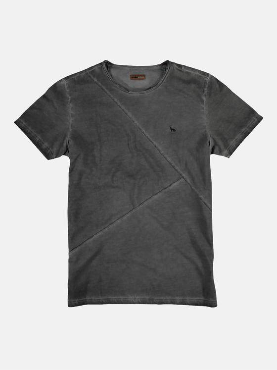 emilio adani Herren Rundhals T-Shirt Grau 23661