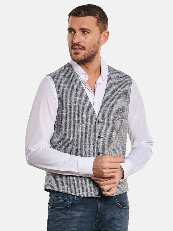 emilio adani Herren Sakko Weste Blau 32597