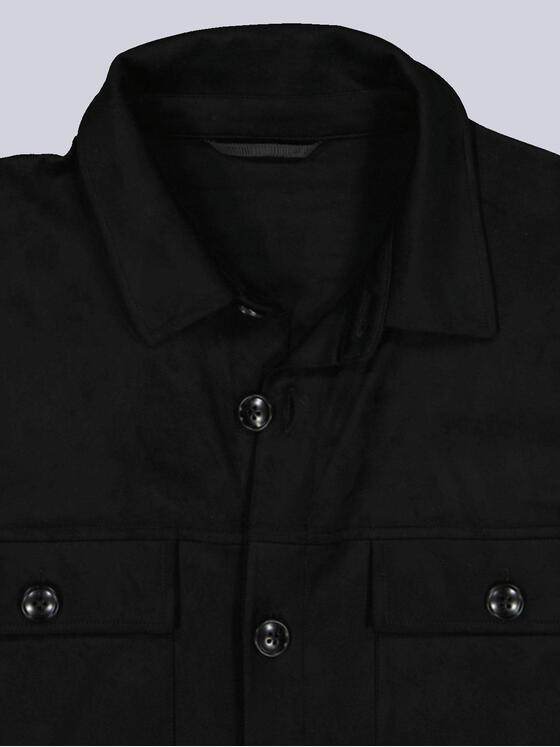 emilio adani Herren Blouson-Jacke regular Schwarz 36380