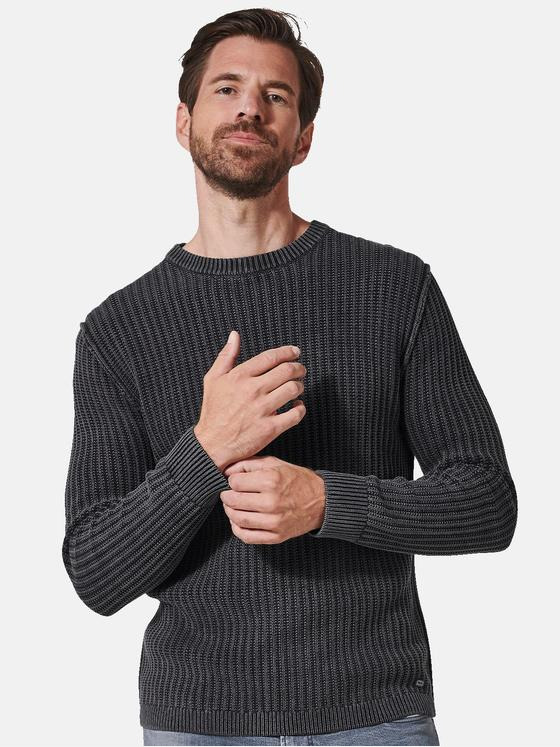 engbers Herren Pullover uni Grau 35409